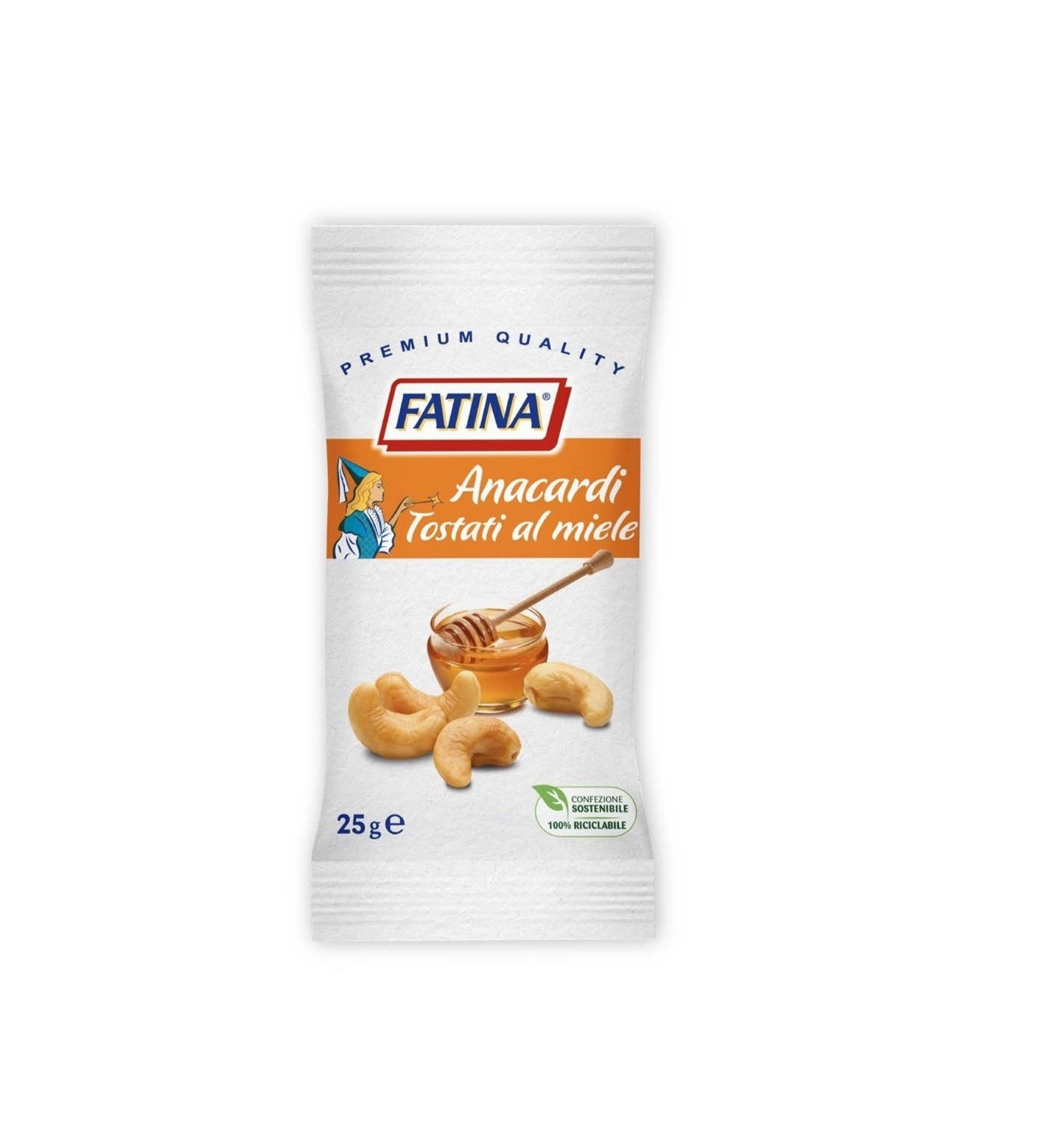 Fatina Anacardi Tostati al Miele gr25 x 26pz