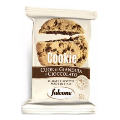 Falcone Cookies Cuor di Gianduia gr50 x 40pz