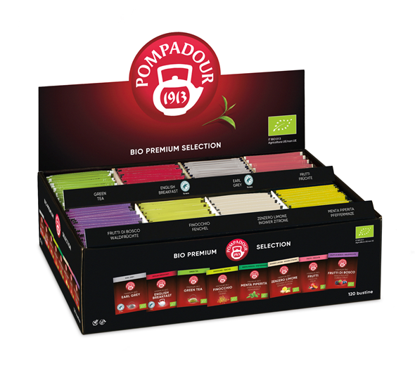 Pompadour Premium Bio Selection Box 120