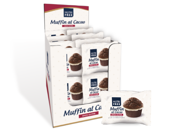 Muffin al Cacao gr45x16pz Nutri Free