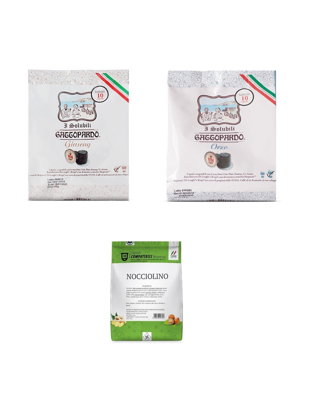 Gattopardo Solubili Nespresso 10