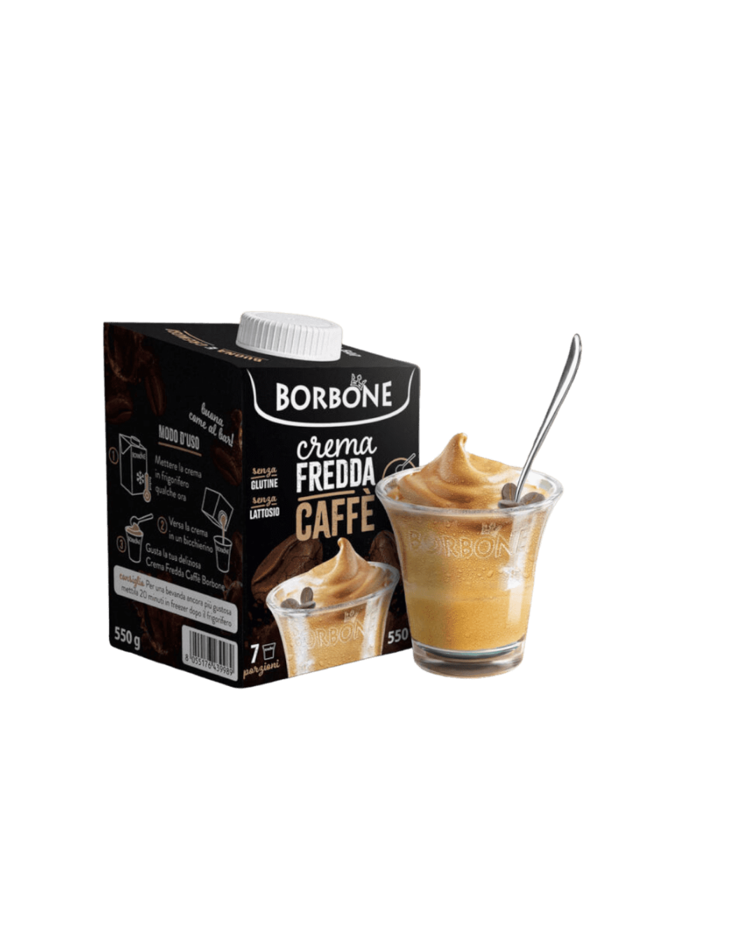 Borbone Crema di Caffè Fredda Brik 550g