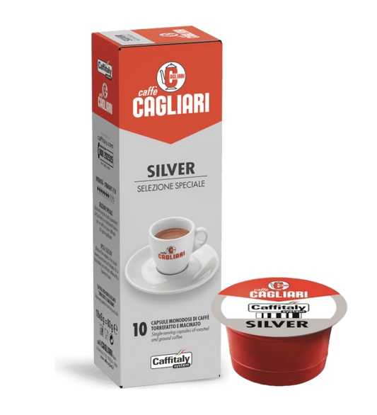Cagliari Silver 10 Caffitaly