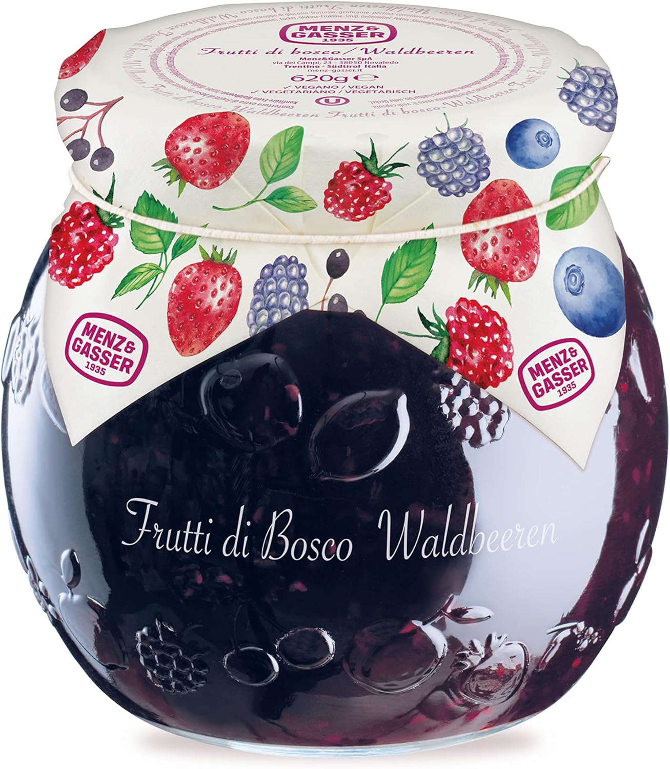 Confettura Vaso Vetro Edel MENZ&GASSER 620 gr