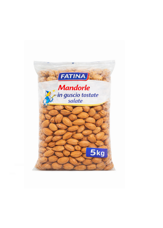 Fatina Mandorle in Guscio Tostate Salate 5kg