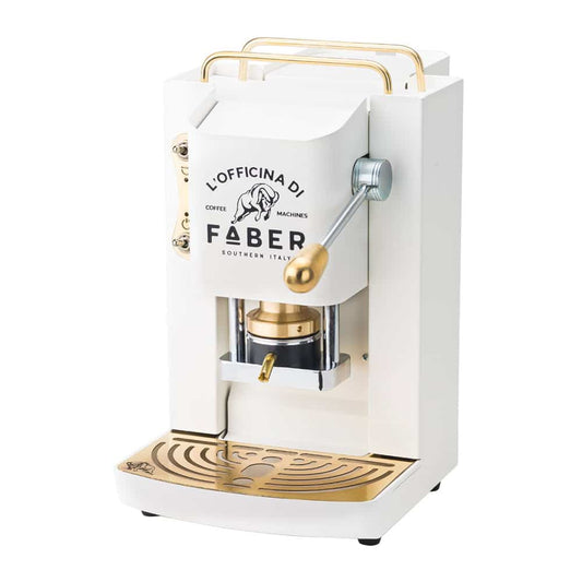 Faber Pro DeLuxe Total Inox Ottone Cialda Bianca