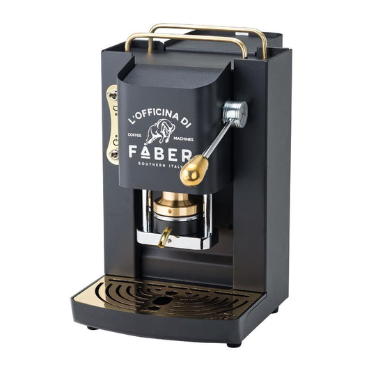 Faber Pro DeLuxe Total Inox Ottone Cialda Nera